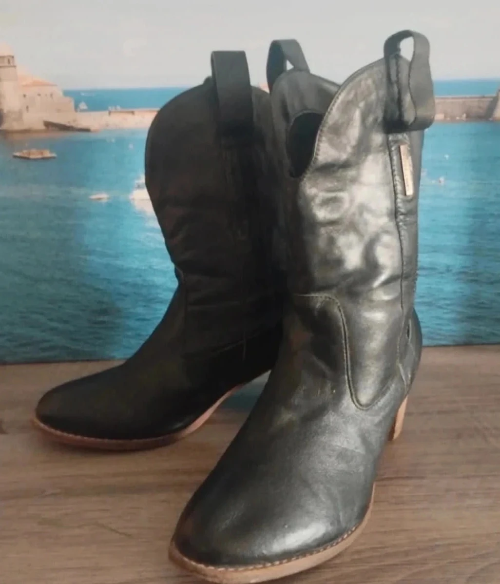 Bottines femme noires les tropéziennes P38